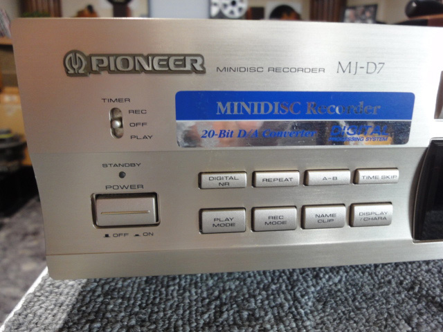 《 美品 》Pioneer パイオニア MJ-D7 MDレコーダー